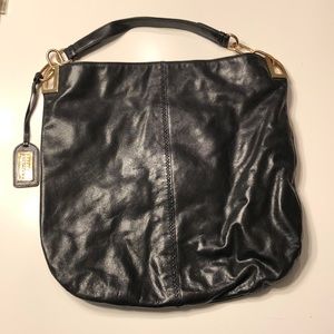 Badgley Mischka Black Hobo Style Bag